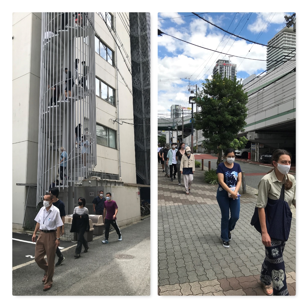 2022.7.29 Evacuation Drill – Japanese language school located in Osaka