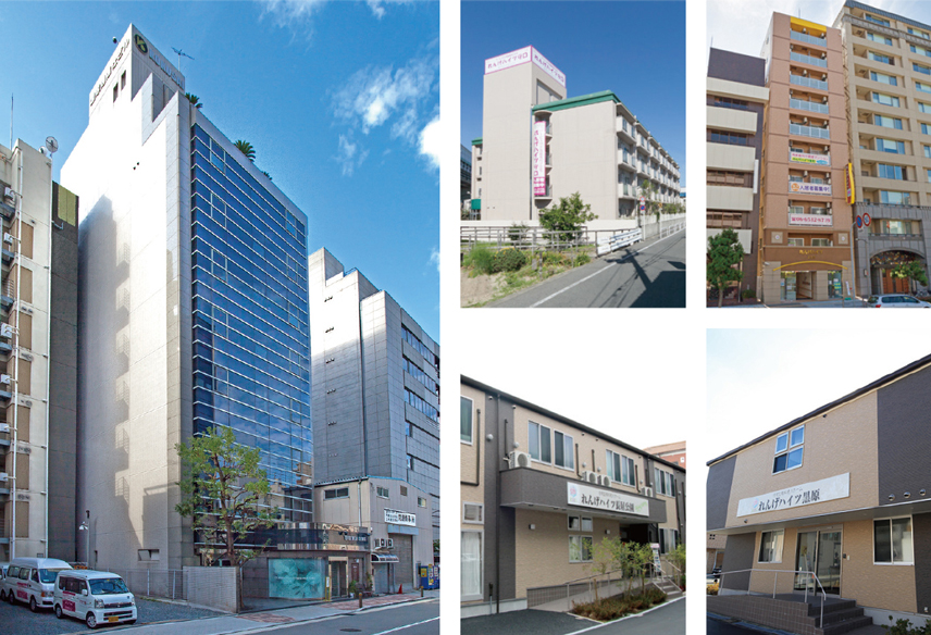 Exterior photos of Kokusai Tsushinsha Holdings companies