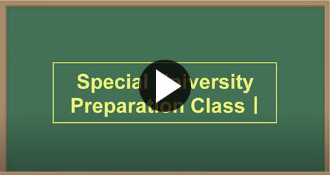 Special University Preparation Class（1）