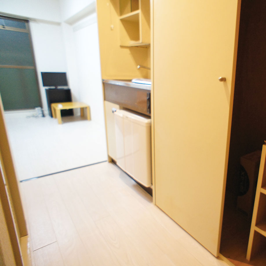 Interior of single-person rental property