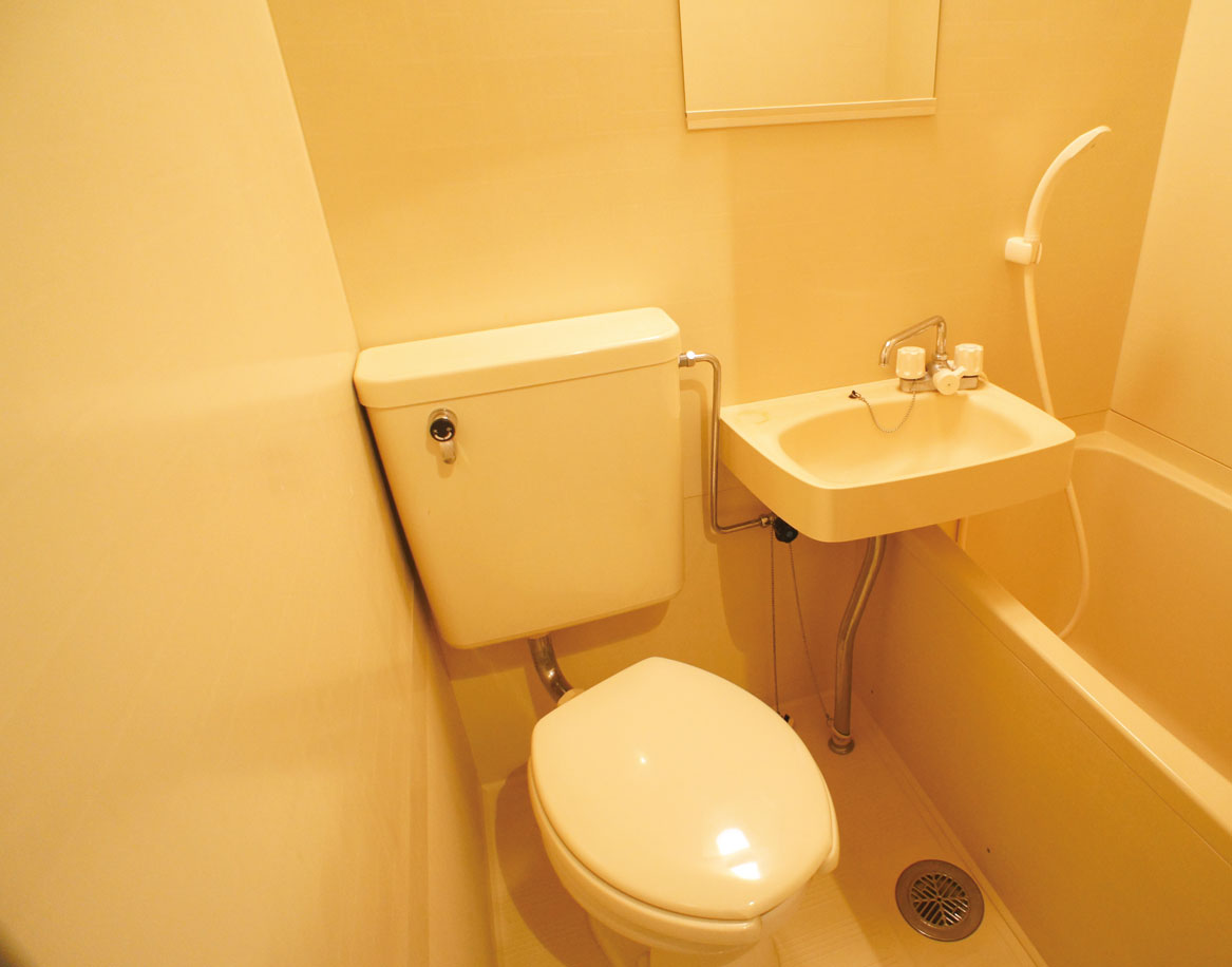 Toilet in single-occupancy rental property
